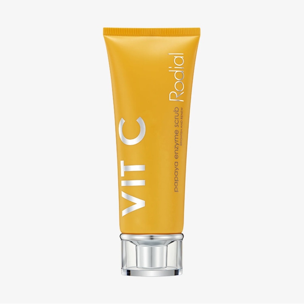 Rodial Vit C Papaya Enzyme Scrub Brighten Reduce Pores Exfoliate Hyaluronic Acid